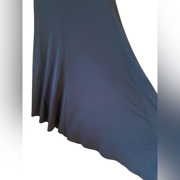 Isaac Mizrahi Sz S Black Fit Flare Tank Style Swing Beach Evening Stretch Dress - Picture 6 of 6